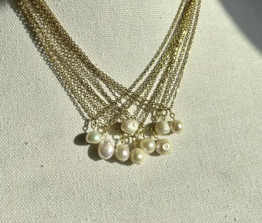 Natural Ivory Pearl Necklace